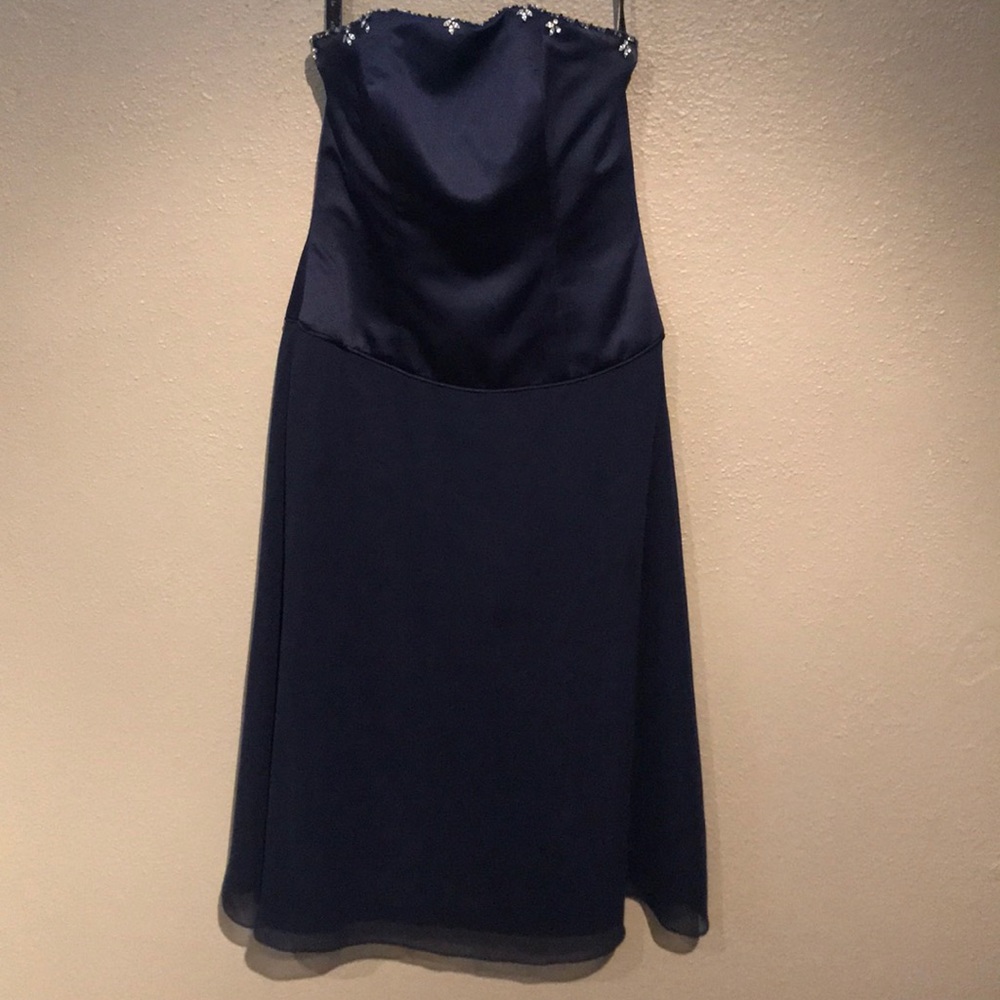 Tea length Bridesmaid dress